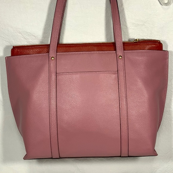 Coach Pink Leather May Tote Shoulder Bag - Picture 3 of 15